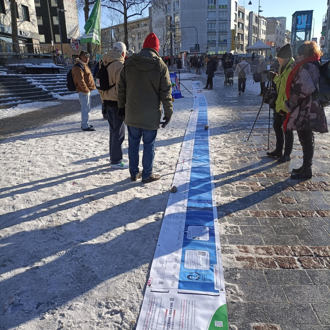 Demonstrant*innen in Köln